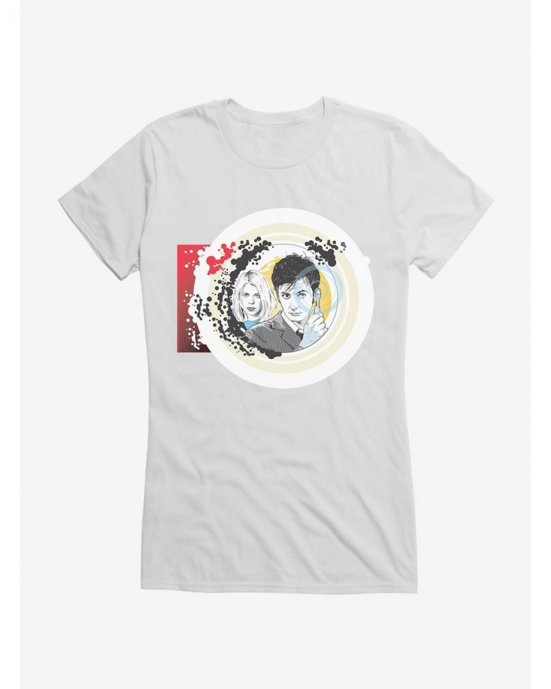 Doctor Who Tenth Doctor And Rose Girls T-Shirt $9.21 T-Shirts