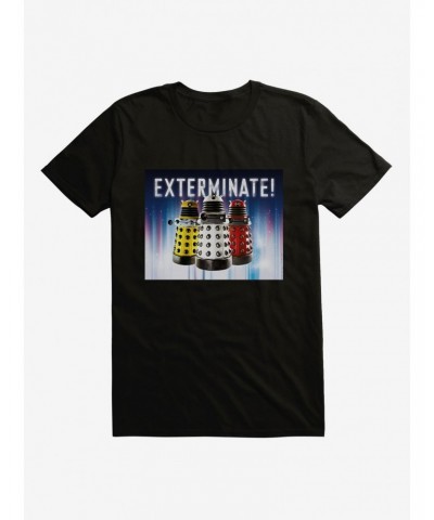 Doctor Who Dalek Exterminate T-Shirt $7.17 T-Shirts