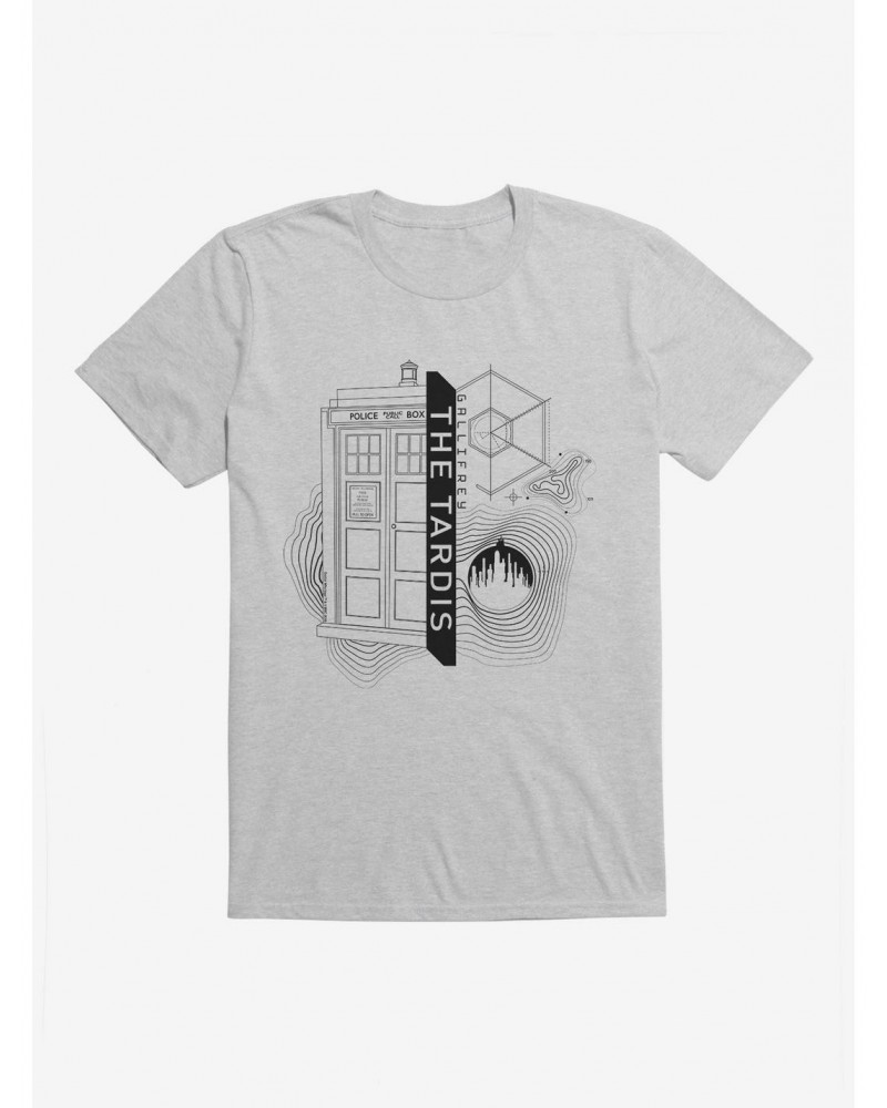 Doctor Who TARDIS Outline Specs T-Shirt $10.52 T-Shirts