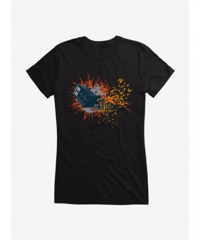 Doctor Who TARDIS Time Travel Girls T-Shirt $7.47 T-Shirts