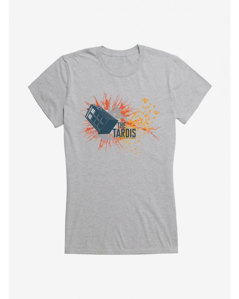 Doctor Who TARDIS Time Travel Girls T-Shirt $7.47 T-Shirts