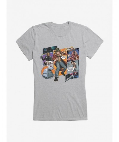 Doctor Who The Fourth Doctor, Leela, And K9 Comic Girls T-Shirt $7.97 T-Shirts