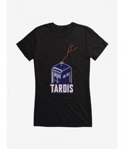 Doctor Who TARDIS Is Electric Girls T-Shirt $9.96 T-Shirts