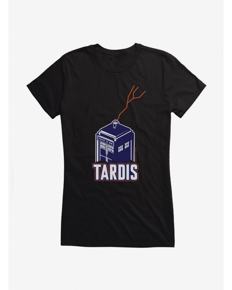 Doctor Who TARDIS Is Electric Girls T-Shirt $9.96 T-Shirts