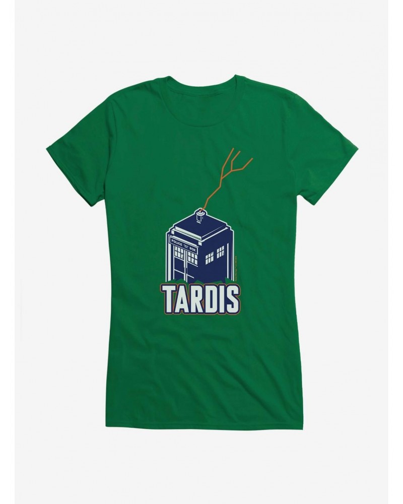 Doctor Who TARDIS Is Electric Girls T-Shirt $9.96 T-Shirts