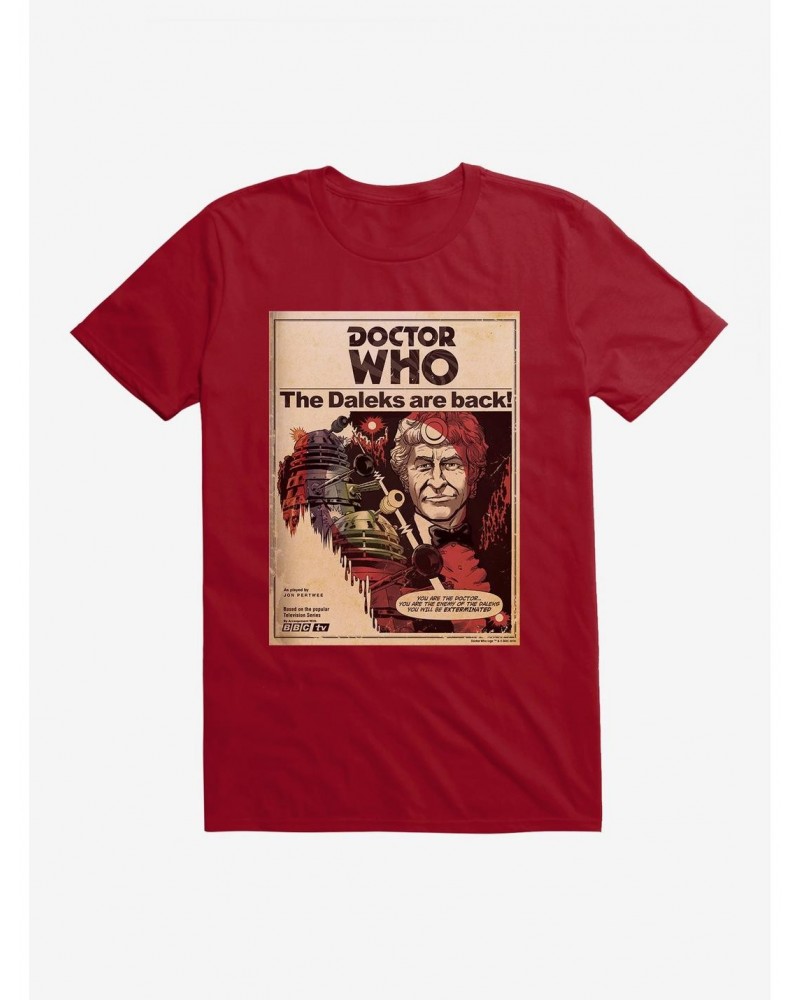 Doctor Who Annual Third Doctor T-Shirt $11.23 T-Shirts