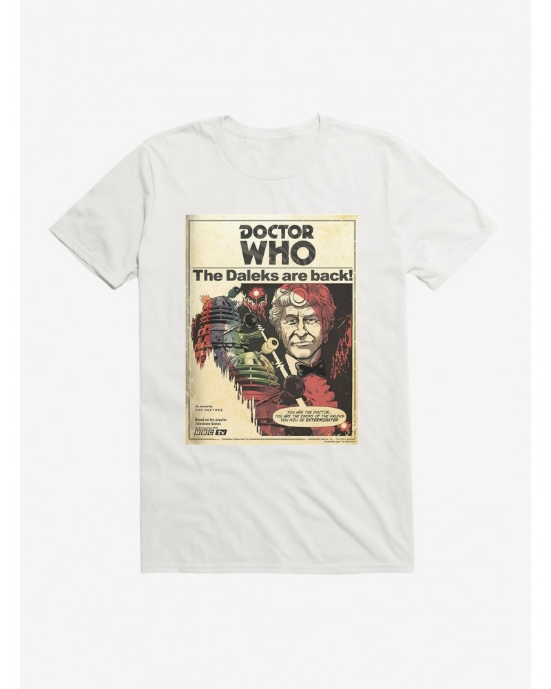 Doctor Who Annual Third Doctor T-Shirt $11.23 T-Shirts