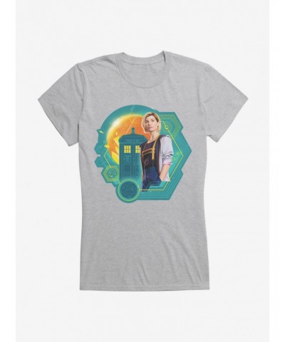 Doctor Who The Thirteenth Doctor Girls Black T-Shirt $11.21 T-Shirts