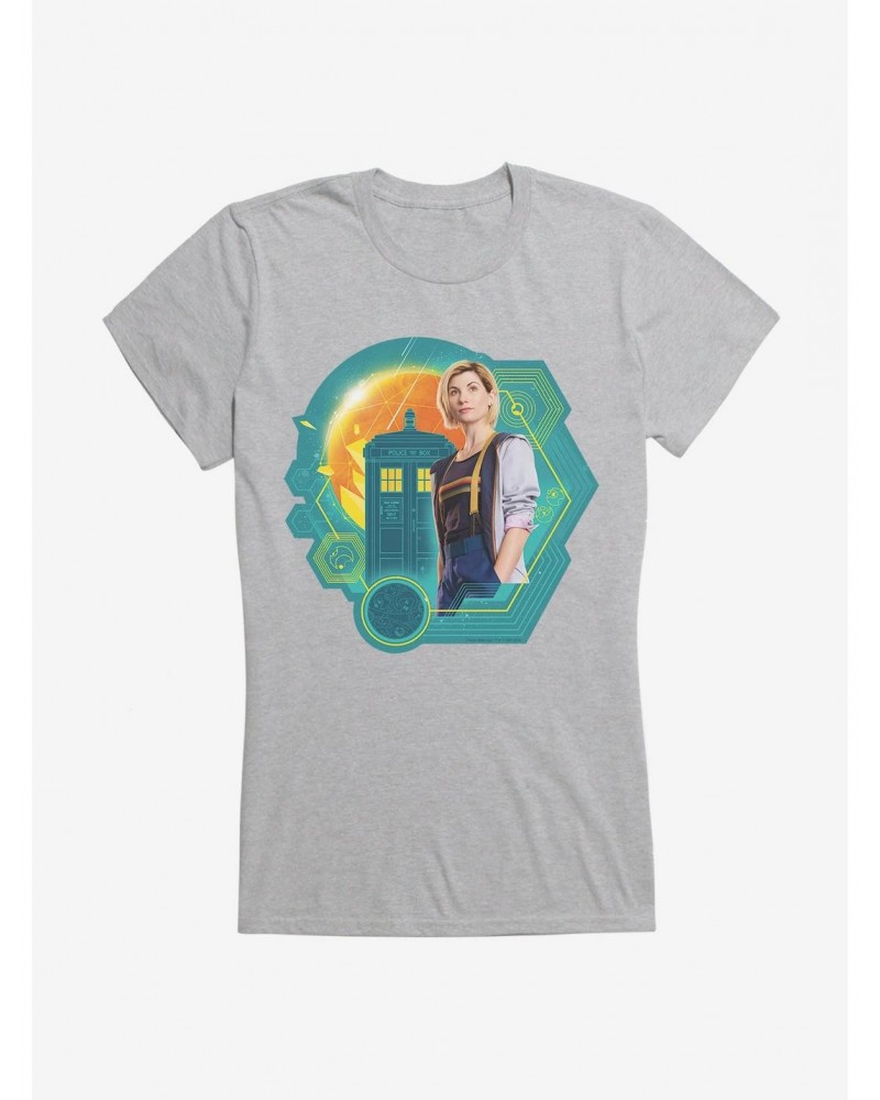 Doctor Who The Thirteenth Doctor Girls Black T-Shirt $11.21 T-Shirts