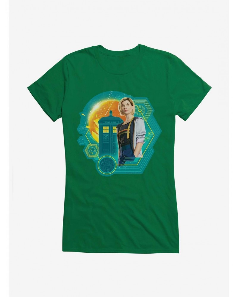 Doctor Who The Thirteenth Doctor Girls Black T-Shirt $11.21 T-Shirts