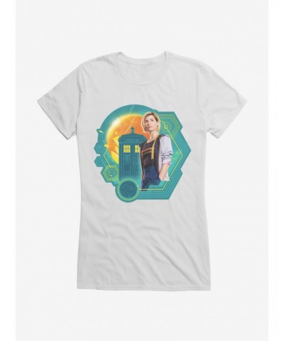 Doctor Who The Thirteenth Doctor Girls Black T-Shirt $11.21 T-Shirts