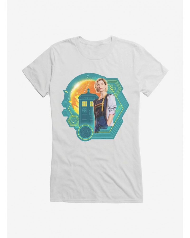 Doctor Who The Thirteenth Doctor Girls Black T-Shirt $11.21 T-Shirts