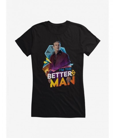 Doctor Who Thirteenth Doctor Better Man Girls T-Shirt $10.46 T-Shirts