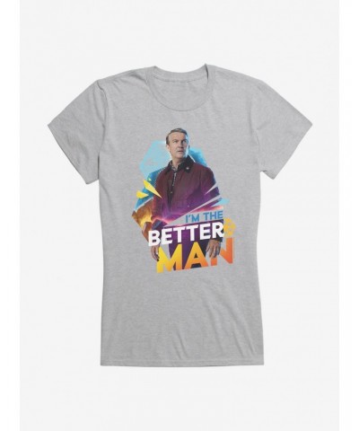 Doctor Who Thirteenth Doctor Better Man Girls T-Shirt $10.46 T-Shirts