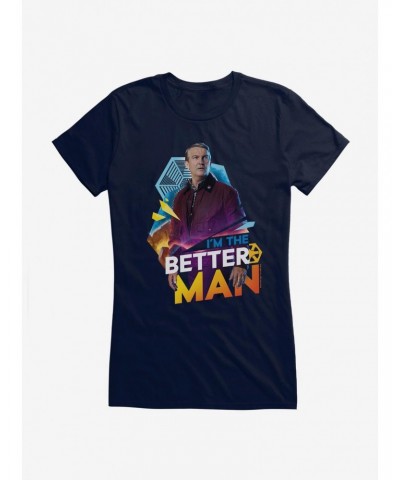 Doctor Who Thirteenth Doctor Better Man Girls T-Shirt $10.46 T-Shirts