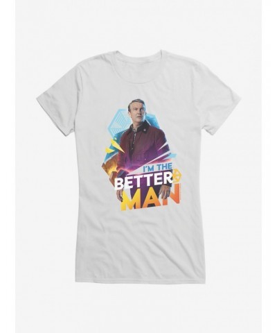 Doctor Who Thirteenth Doctor Better Man Girls T-Shirt $10.46 T-Shirts