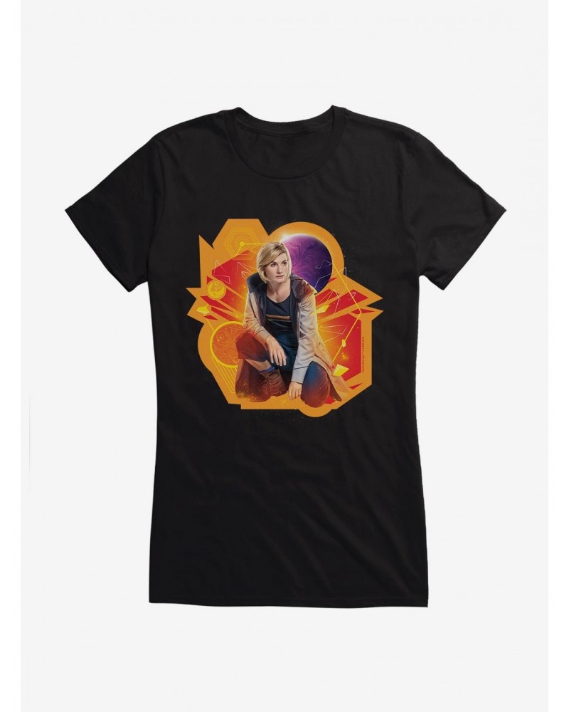 Doctor Who The Thirteenth Doctor Futurism Girls T-Shirt $11.45 T-Shirts