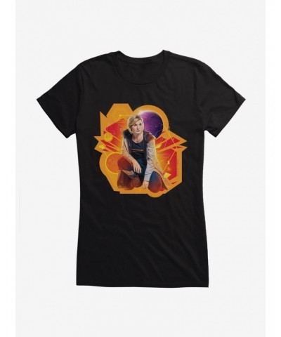 Doctor Who The Thirteenth Doctor Futurism Girls T-Shirt $11.45 T-Shirts