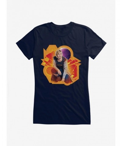 Doctor Who The Thirteenth Doctor Futurism Girls T-Shirt $11.45 T-Shirts