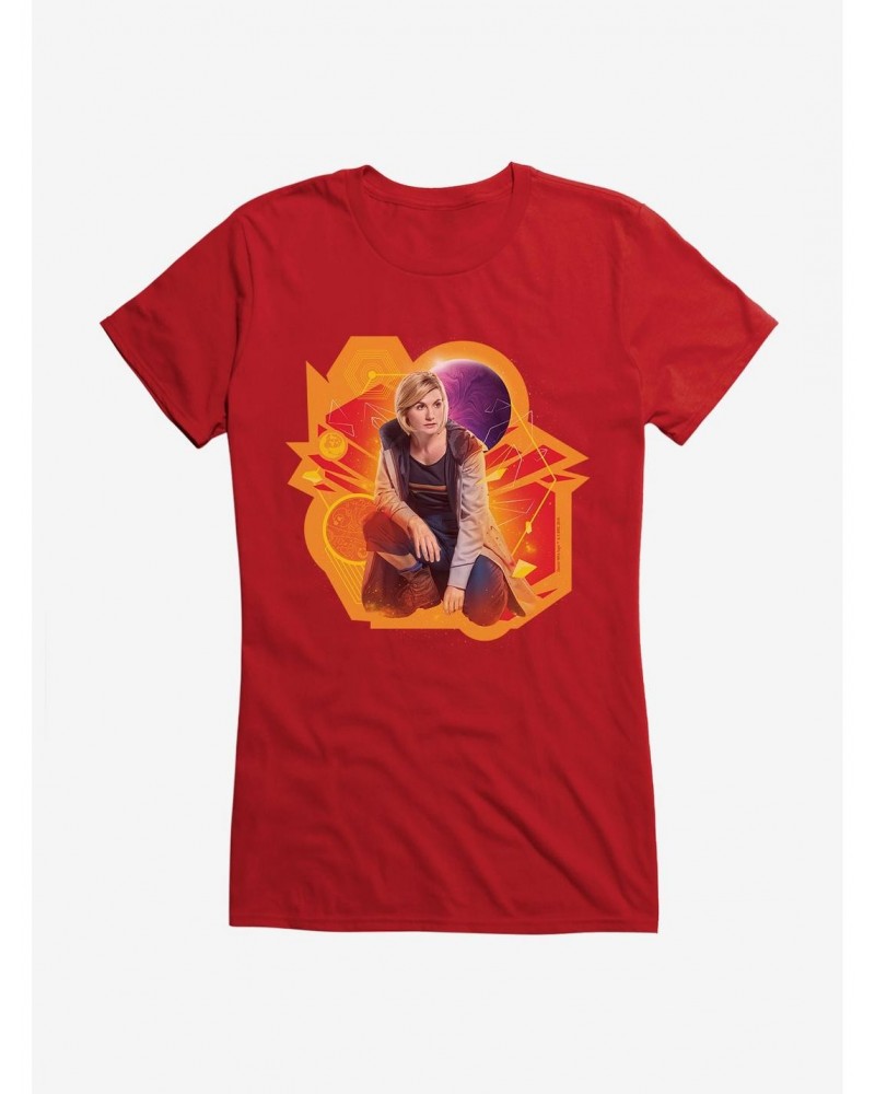 Doctor Who The Thirteenth Doctor Futurism Girls T-Shirt $11.45 T-Shirts