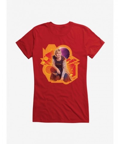 Doctor Who The Thirteenth Doctor Futurism Girls T-Shirt $11.45 T-Shirts