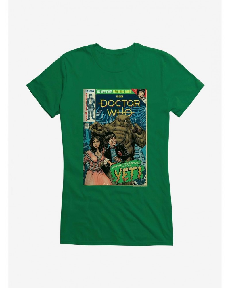 Doctor Who Underground With The Yeti Comic Girls T-Shirt $9.21 T-Shirts