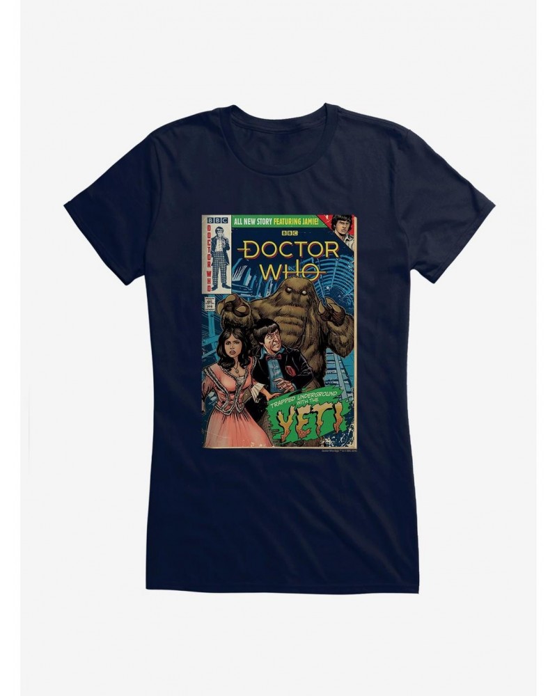 Doctor Who Underground With The Yeti Comic Girls T-Shirt $9.21 T-Shirts