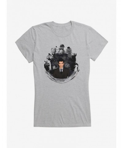 Doctor Who Villains After Doctor Girls T-Shirt $8.96 T-Shirts