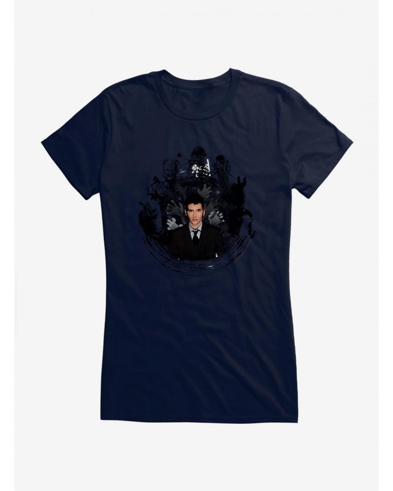 Doctor Who Villains After Doctor Girls T-Shirt $8.96 T-Shirts