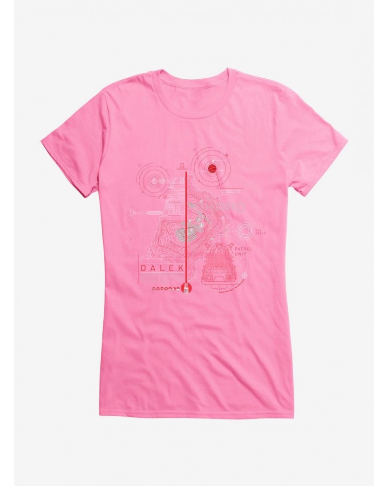 Doctor Who Dalek Plans Girls T-Shirt $11.95 T-Shirts