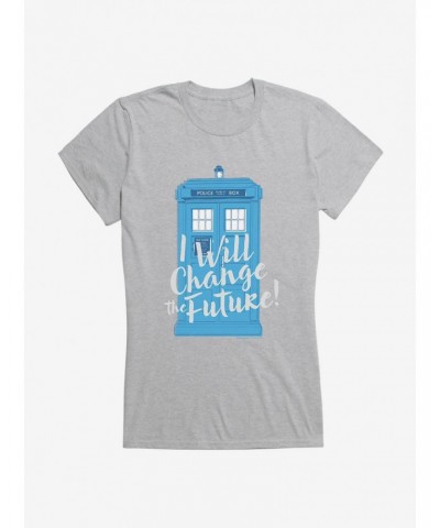 Doctor Who I Will Change The Future Girls T-Shirt $11.95 T-Shirts