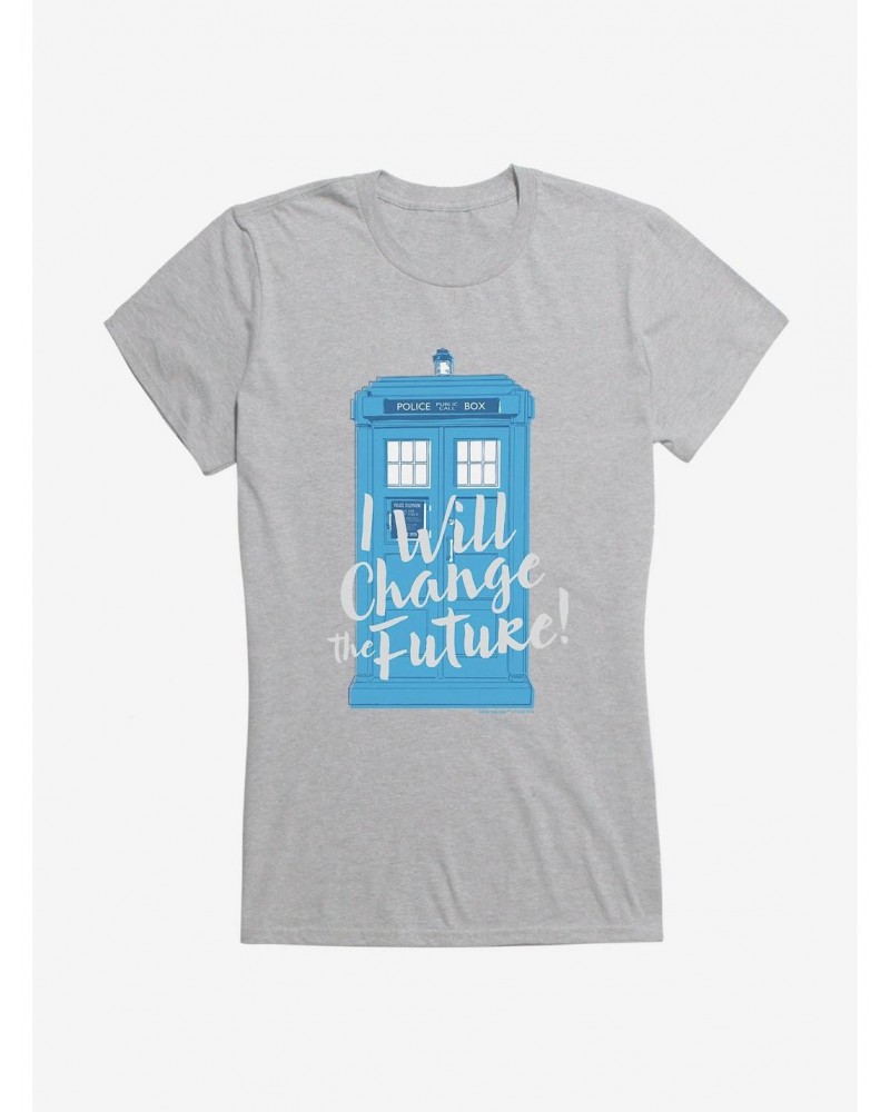 Doctor Who I Will Change The Future Girls T-Shirt $11.95 T-Shirts