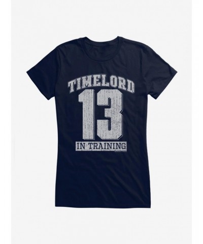 Doctor Who Thirteenth Doctor Time Lord In Training Girls T-Shirt $11.45 T-Shirts