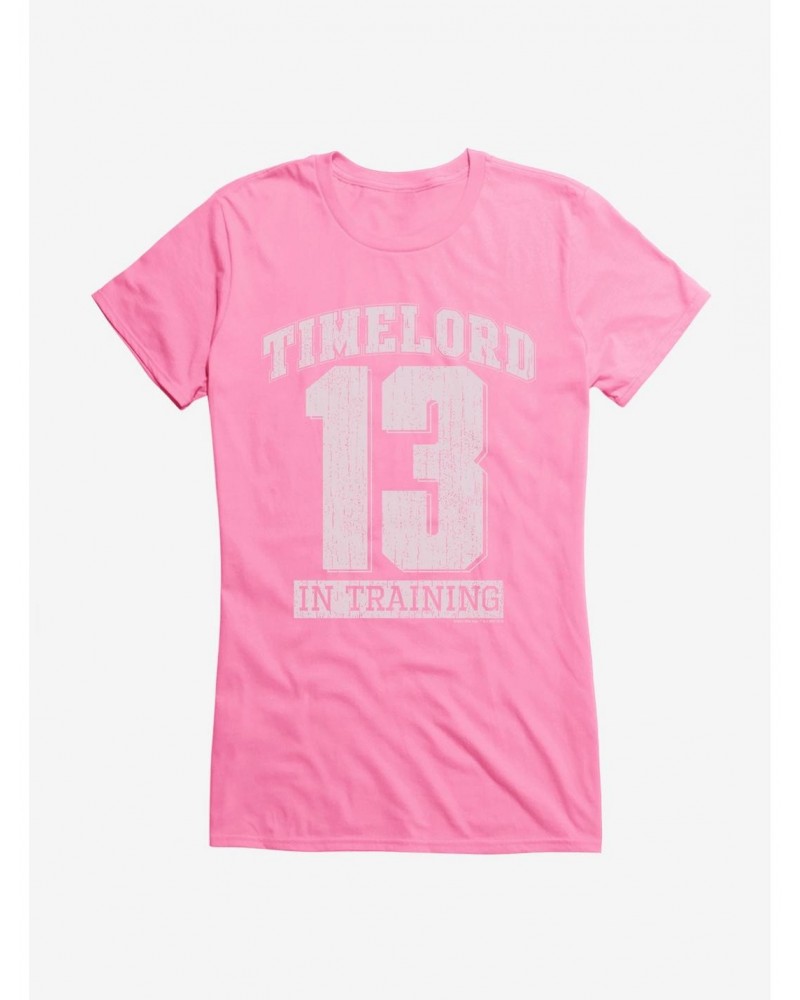 Doctor Who Thirteenth Doctor Time Lord In Training Girls T-Shirt $11.45 T-Shirts