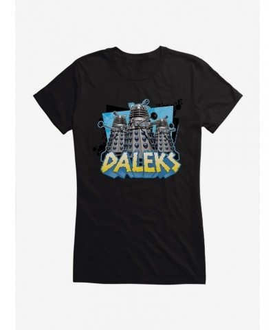 Doctor Who Daleks Trio Girls T-Shirt $9.21 T-Shirts