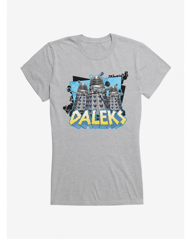 Doctor Who Daleks Trio Girls T-Shirt $9.21 T-Shirts