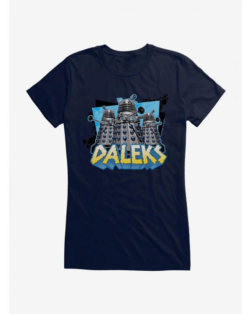 Doctor Who Daleks Trio Girls T-Shirt $9.21 T-Shirts