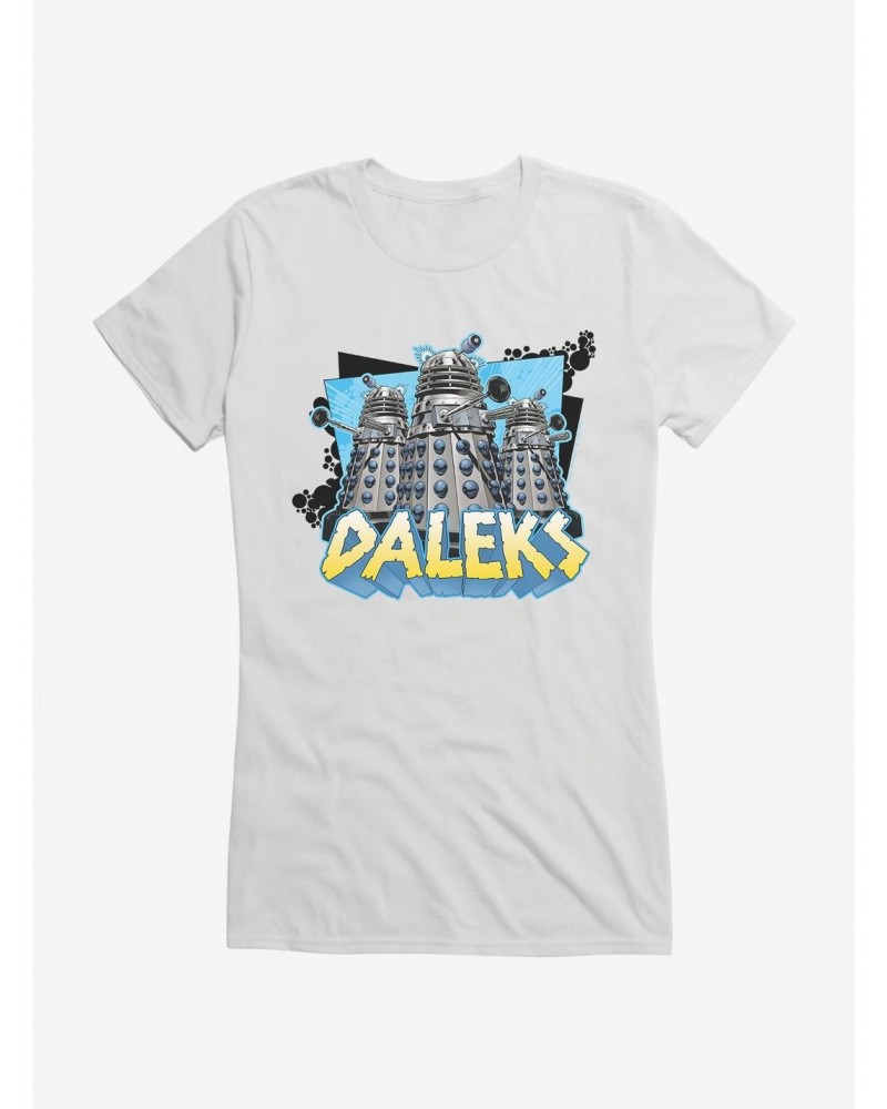 Doctor Who Daleks Trio Girls T-Shirt $9.21 T-Shirts