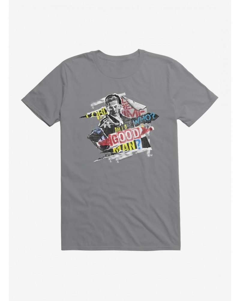 Doctor Who Twelfth Doctor Good Man T-Shirt $10.76 T-Shirts