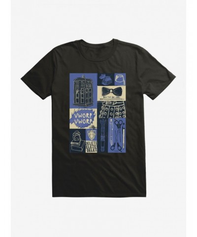 Doctor Who TARDIS Classic Icons T-Shirt $10.04 T-Shirts