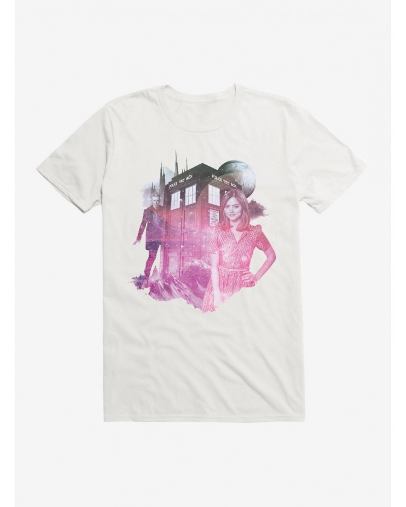 Doctor Who Clara And The Twelfth Doctor T-Shirt $7.89 T-Shirts