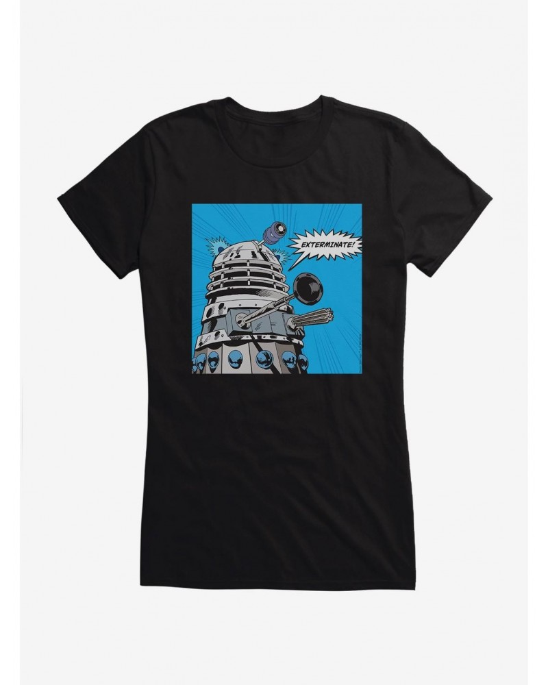 Doctor Who Dalek Exterminate Girls T-Shirt $8.47 T-Shirts