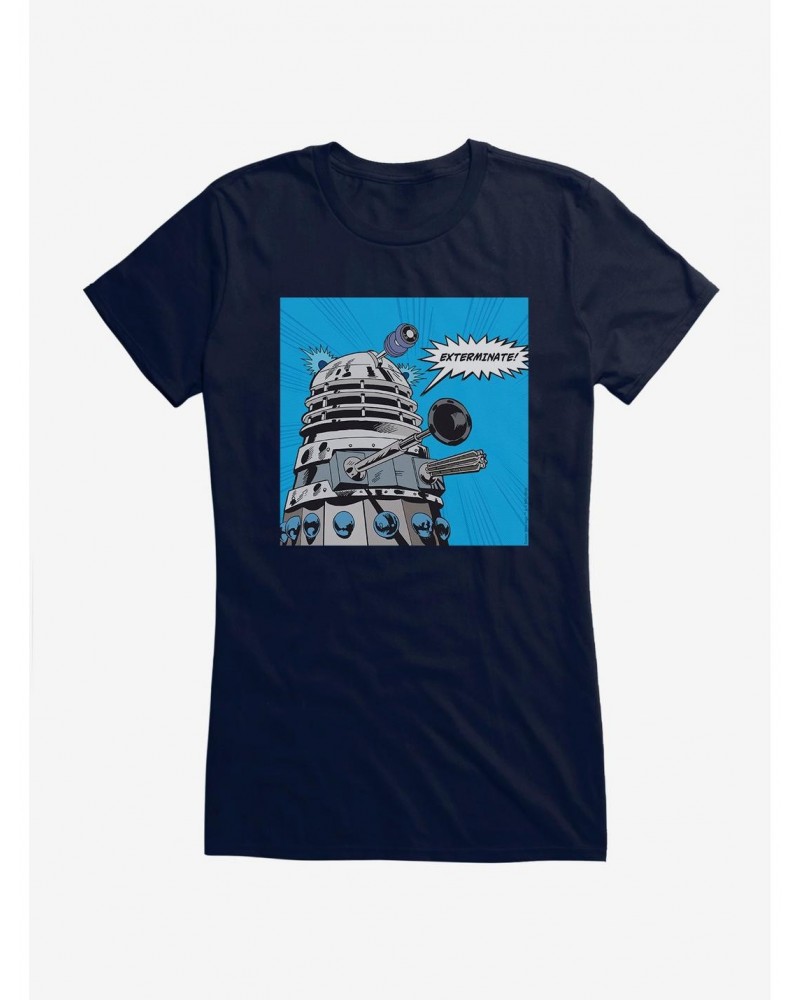 Doctor Who Dalek Exterminate Girls T-Shirt $8.47 T-Shirts