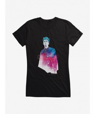 Doctor Who The Tenth Doctor Galaxy Girls T-Shirt $11.45 T-Shirts