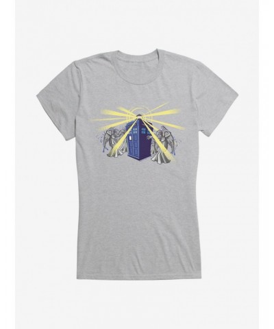 Doctor Who TARDIS Weeping Angel Attack Girls T-Shirt $12.20 T-Shirts