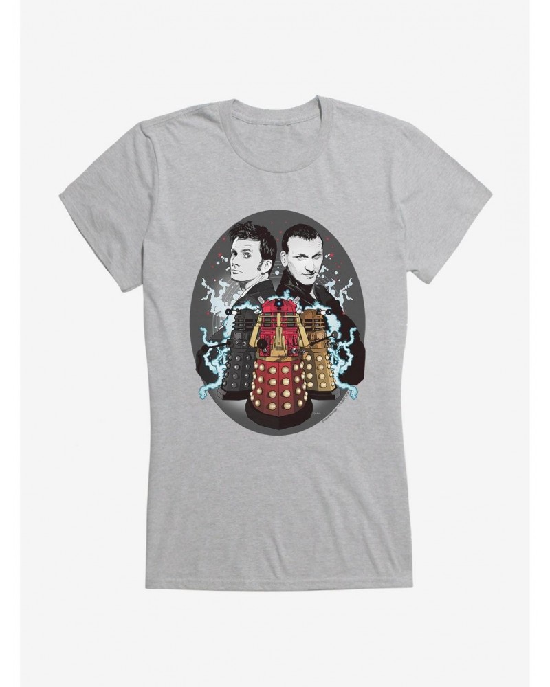 Doctor Who Dalek Electricity Girls T-Shirt $8.22 T-Shirts