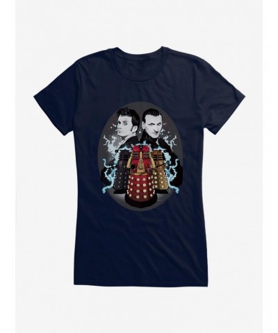 Doctor Who Dalek Electricity Girls T-Shirt $8.22 T-Shirts