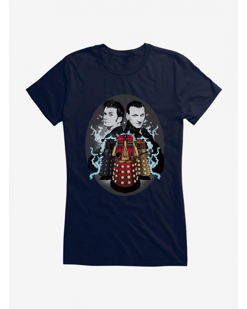 Doctor Who Dalek Electricity Girls T-Shirt $8.22 T-Shirts