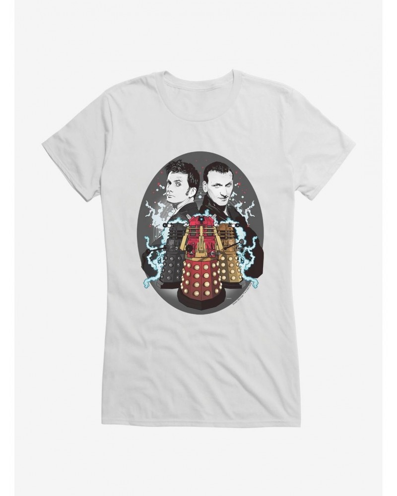 Doctor Who Dalek Electricity Girls T-Shirt $8.22 T-Shirts