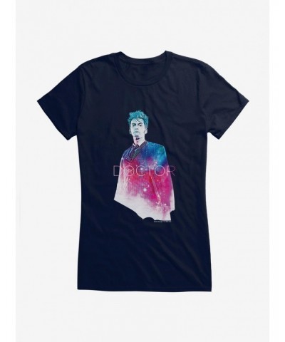 Doctor Who The Tenth Doctor Galaxy Girls T-Shirt $11.45 T-Shirts